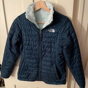 Girl’s large (14/16) reversible North Face jacket